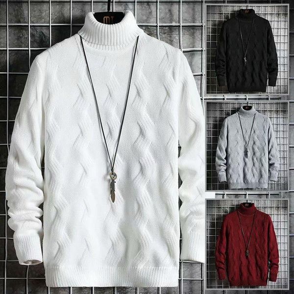 autumn winter fashion men's sweaters japan streetwear turtleneck sweaters men casual mens clothing striped pullovers sweater men, White;black
autumn winter fashion men's sweaters japan streetwear turtleneck sweaters men casual mens clothing striped pullovers sweater men, White;black