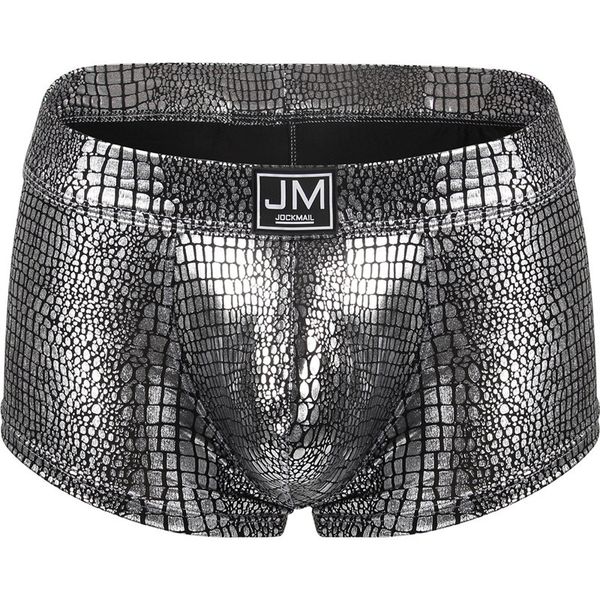 3pieces/lot mens underwear new spectral series high reflective imitation leather boxer shorts swim shorts stage underwear, Black;white
3pieces/lot mens underwear new spectral series high reflective imitation leather boxer shorts swim shorts stage underwear, Black;white