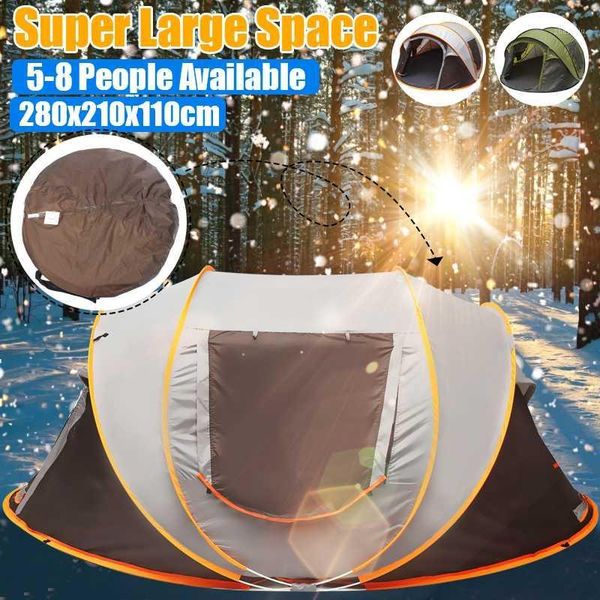 tents and shelters 5-8 people fully automatic camping tent windproof waterproof -up family outdoor instant setup 4 season1
tents and shelters 5-8 people fully automatic camping tent windproof waterproof -up family outdoor instant setup 4 season1
