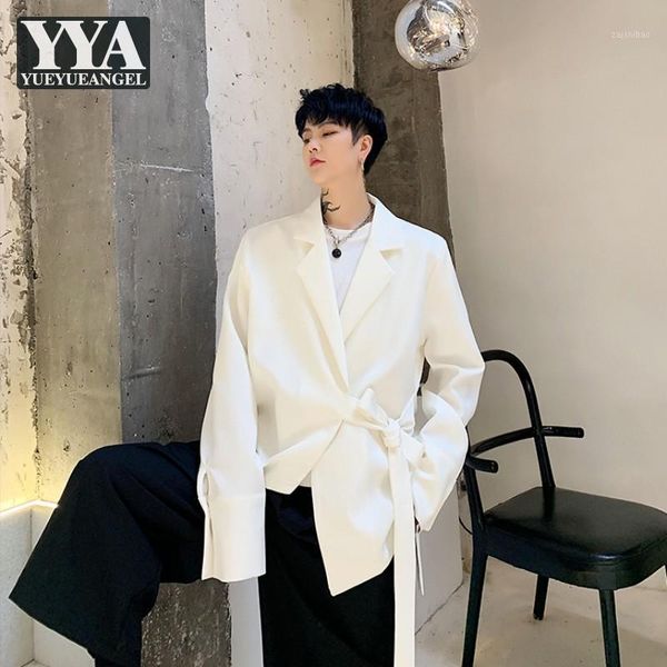 design asymmetrical drawstring mens blazer gothic loose black suit coat fashionable elegant white blazers new mens casual jacket1, White;black
design asymmetrical drawstring mens blazer gothic loose black suit coat fashionable elegant white blazers new mens casual jacket1, White;black