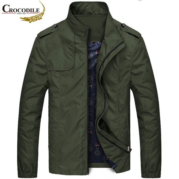 crocodile brand mens bomber jackets casual outerwear coats spring autumn male jacket wind breaker motorcycle jacket men 201104, Black;brown
crocodile brand mens bomber jackets casual outerwear coats spring autumn male jacket wind breaker motorcycle jacket men 201104, Black;brown