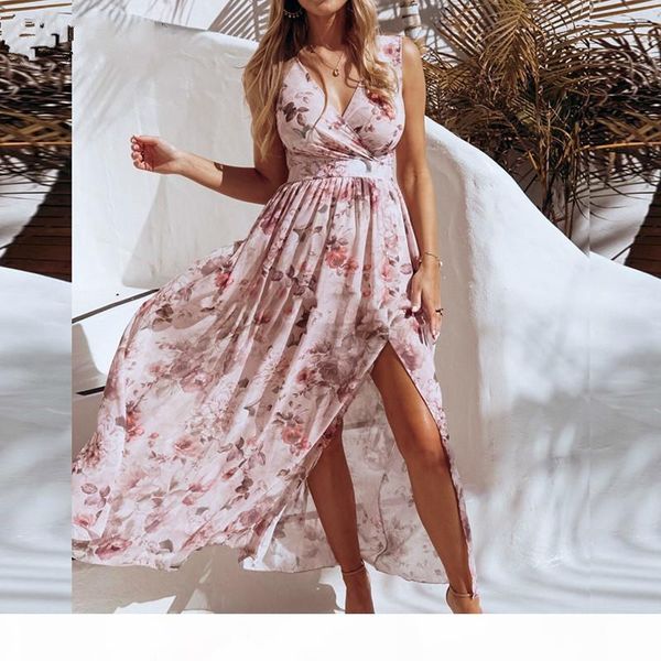 nedeins women v neck split dress floral print long summer spaghetti strap party pink chiffon elegant casual maxi dresses beach, Black;gray
nedeins women v neck split dress floral print long summer spaghetti strap party pink chiffon elegant casual maxi dresses beach, Black;gray