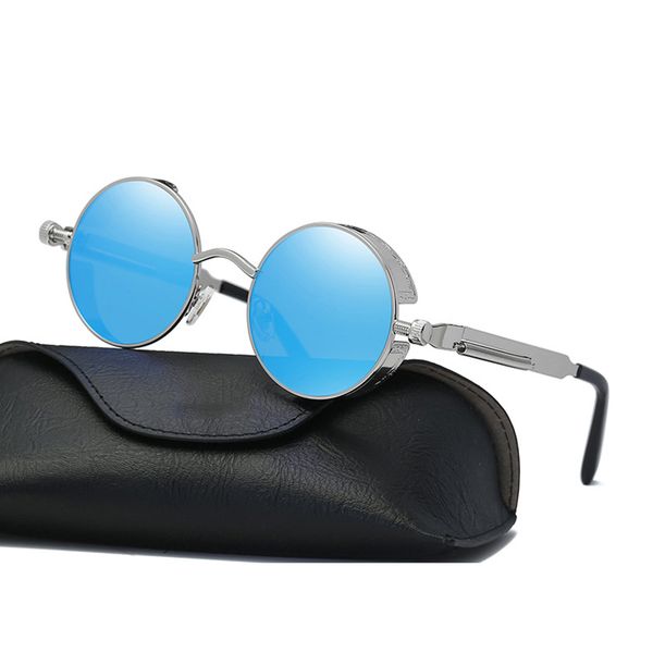 trendy steampunk sunglasses women round metal transparent frame anti sun glasses flash mirror sunglass female shade wd0914, White;black
trendy steampunk sunglasses women round metal transparent frame anti sun glasses flash mirror sunglass female shade wd0914, White;black