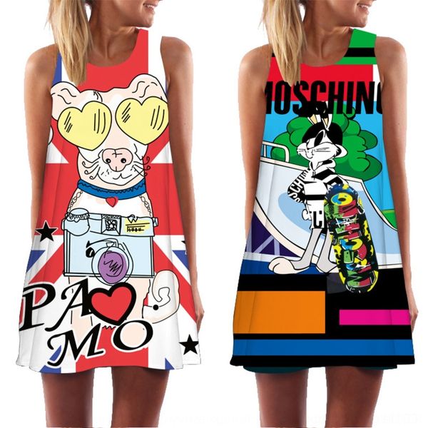 n6icy summer summer women's printed 3d 2020 dress 2020 women's printed sleeveless 3d sleeveless dress 4fypd, Black;gray
n6icy summer summer women's printed 3d 2020 dress 2020 women's printed sleeveless 3d sleeveless dress 4fypd, Black;gray