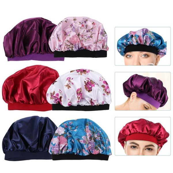 shower caps 6pcs large satin sleep cap soft elastic wide band hat night hair loss
shower caps 6pcs large satin sleep cap soft elastic wide band hat night hair loss