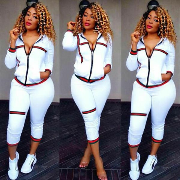 2020 gothic women 2pcs sports set stripe tracksuit hoodies sweatshirt long casual pants sportswear women set sports outfits, Gray
2020 gothic women 2pcs sports set stripe tracksuit hoodies sweatshirt long casual pants sportswear women set sports outfits, Gray