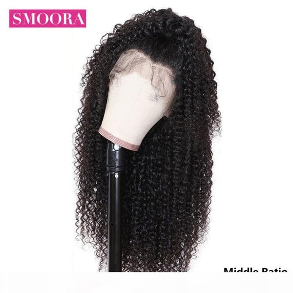 kinky curly 13x4 lace front human hair wigs pre plucked with baby hair natural hairline lace wig 150% density malaysian remy hai, Black;brown
kinky curly 13x4 lace front human hair wigs pre plucked with baby hair natural hairline lace wig 150% density malaysian remy hai, Black;brown
