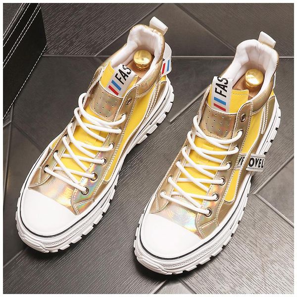new trending men's mixed patchwork causal loafers flat platform shoes moccasins gold hip-hop rock sneakers zapatillas hombre, Black
new trending men's mixed patchwork causal loafers flat platform shoes moccasins gold hip-hop rock sneakers zapatillas hombre, Black
