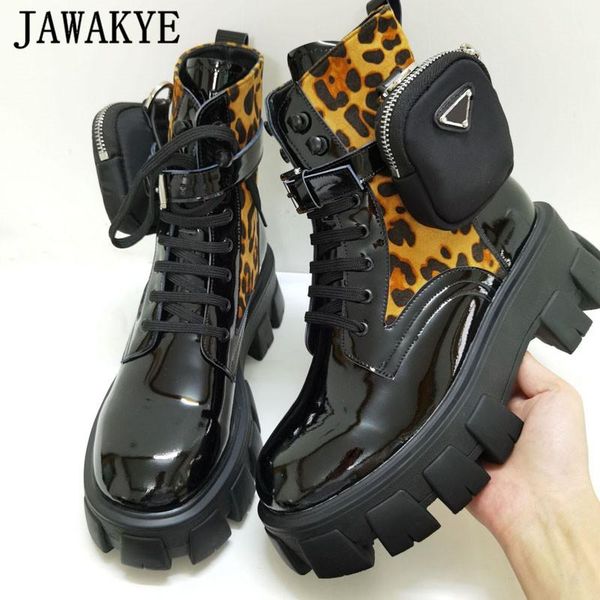 black pocket women boots genuine leather monolith platform short boots leopard metal buckle motorcycle mulheres botas
black pocket women boots genuine leather monolith platform short boots leopard metal buckle motorcycle mulheres botas