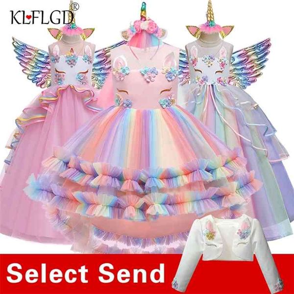 flower girl unicorn rainbow wedding party dress birthday role dance performance, Red;yellow
flower girl unicorn rainbow wedding party dress birthday role dance performance, Red;yellow