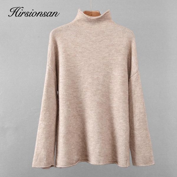 hirsionsan warm mohair sweater women 2020 new soft crimped neckline cashmere pullovers korean coffe khaki knitted female, White;black
hirsionsan warm mohair sweater women 2020 new soft crimped neckline cashmere pullovers korean coffe khaki knitted female, White;black