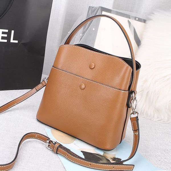 shoulder bags the first layer cowhide bucket bag female 2021 fashion all-match leather handbag simple messenger small
shoulder bags the first layer cowhide bucket bag female 2021 fashion all-match leather handbag simple messenger small