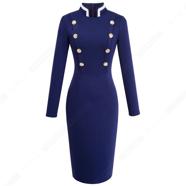 casual work business office ladies dresses women vintage long sleeve double-breasted buttons bodycon autumn winter dress hb410 y200805, Black;pink
casual work business office ladies dresses women vintage long sleeve double-breasted buttons bodycon autumn winter dress hb410 y200805, Black;pink