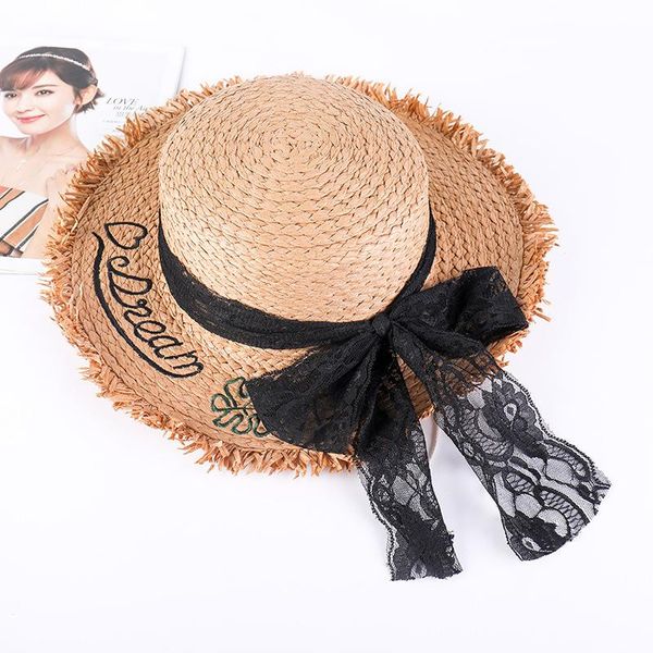 wide brim hats lady summer visors straw sun visor panama hat woman seaside sunshade sunscreen sandy beach feminino chapeus, Blue;gray
wide brim hats lady summer visors straw sun visor panama hat woman seaside sunshade sunscreen sandy beach feminino chapeus, Blue;gray
