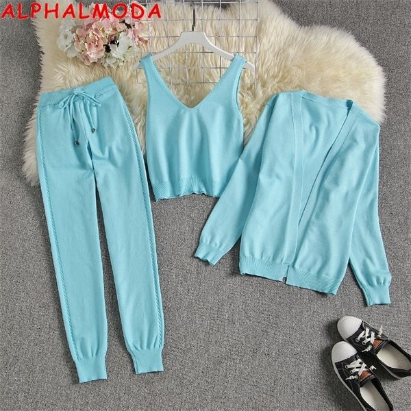 alphalmoda новый прибыла женщина 3шта сшить костюм cardigans + трусики + брюки женских твердого sportive tracksuit lounge одежды set x0923, Gray
alphalmoda новый прибыла женщина 3шта сшить костюм cardigans + трусики + брюки женских твердого sportive tracksuit lounge одежды set x0923, Gray
