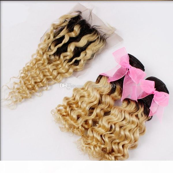 dark roots blonde deep weave ombre virgin hair with 1pc lace closure with 3pc bundles 1b 613 ombre peruvian human hair, Black;brown
dark roots blonde deep weave ombre virgin hair with 1pc lace closure with 3pc bundles 1b 613 ombre peruvian human hair, Black;brown