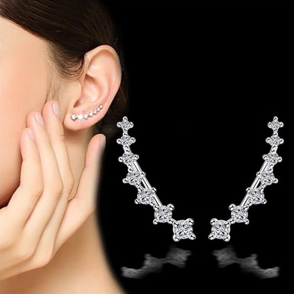 nehzy 925 sterling silver new earrings retro simple seven cubic zirconia stars pop earring jewelry q1219, Golden;silver
nehzy 925 sterling silver new earrings retro simple seven cubic zirconia stars pop earring jewelry q1219, Golden;silver
