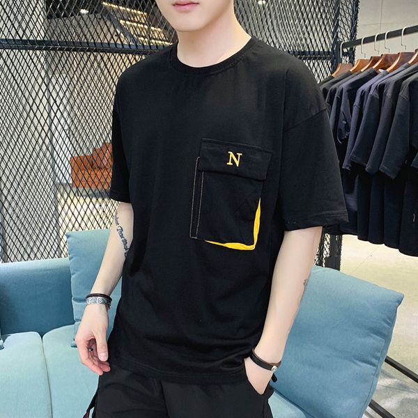 tooling short men's trend hip hop street ins summer patch bag half sleeve loose bf harajuku t-shirt, White;black
tooling short men's trend hip hop street ins summer patch bag half sleeve loose bf harajuku t-shirt, White;black
