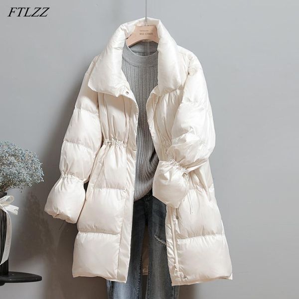 ftlzz 2020 winter women stand collar long down parka solid color long sleeve lace up zipper down coat warm snow jacket outwear, Black
ftlzz 2020 winter women stand collar long down parka solid color long sleeve lace up zipper down coat warm snow jacket outwear, Black