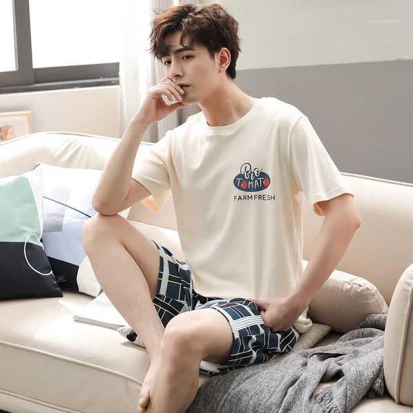 men's sleepwear pajamas men's simple casual cotton short sleeves can be worn outside home clothes1, Black;brown
men's sleepwear pajamas men's simple casual cotton short sleeves can be worn outside home clothes1, Black;brown