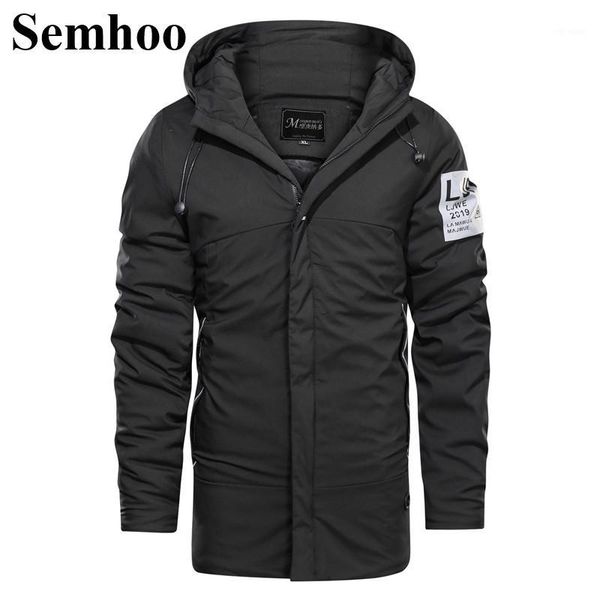 2019 winter new men's casual hooded cotton coat fashion thick warm in the long paragraph solid color parkas male plus size l-4xl1, Black
2019 winter new men's casual hooded cotton coat fashion thick warm in the long paragraph solid color parkas male plus size l-4xl1, Black