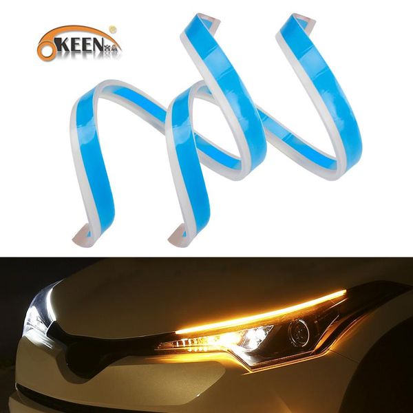 okeen 2pcs 30см 45см 60см flexible автомобилей drl светодиодные дневные ходовые огни с sequential руководство включение светового сигнала дл
okeen 2pcs 30см 45см 60см flexible автомобилей drl светодиодные дневные ходовые огни с sequential руководство включение светового сигнала дл