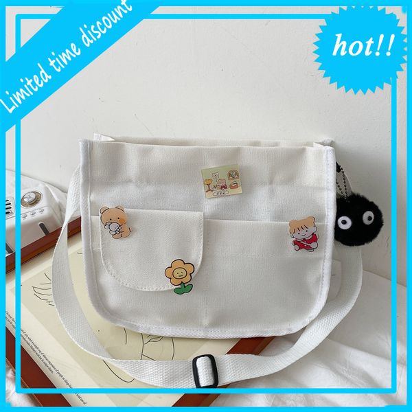 harajuku lovely antique girl messenger korean ins large capacity student class canvas bag
harajuku lovely antique girl messenger korean ins large capacity student class canvas bag