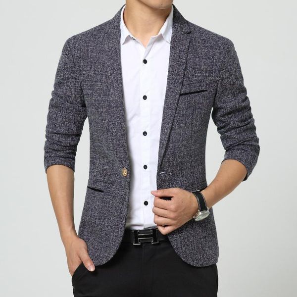 men's suits & blazers men singers fashion dress linen suit jacket brand clothing casual korean slim small western, White;black
men's suits & blazers men singers fashion dress linen suit jacket brand clothing casual korean slim small western, White;black