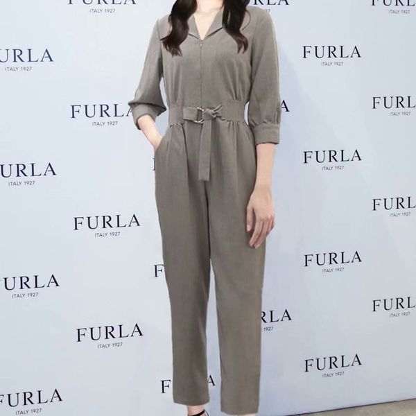 2021 new autumn sleeves with low v fine fitting elegant temperament nine female overalls of two pieces jum6, Black
2021 new autumn sleeves with low v fine fitting elegant temperament nine female overalls of two pieces jum6, Black