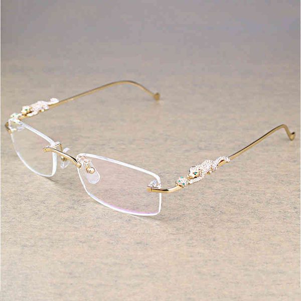 2022 factory wholesale model vintage rimless clear stone transparent glasses frame eyewear men accessories oculos eyeglasses 6384 bycv sungl, White;black
2022 factory wholesale model vintage rimless clear stone transparent glasses frame eyewear men accessories oculos eyeglasses 6384 bycv sungl, White;black