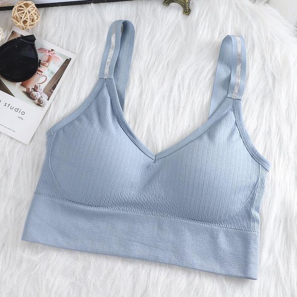 camisoles & tanks women crop female seamless underwear v back streetwear sleeveless push up lingerie padded camisole, Black;white
camisoles & tanks women crop female seamless underwear v back streetwear sleeveless push up lingerie padded camisole, Black;white