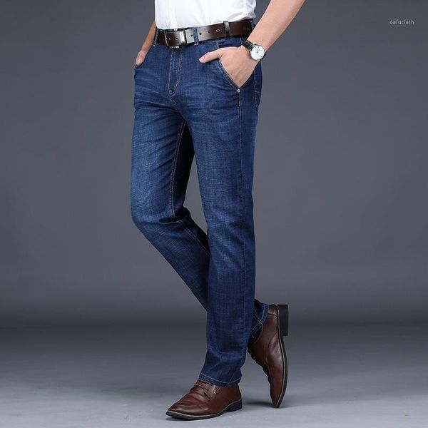 mens business casual high waist jeans pants for men plus size classic jeans hombre 2020 summer straight loose denim trousers1, Blue
mens business casual high waist jeans pants for men plus size classic jeans hombre 2020 summer straight loose denim trousers1, Blue
