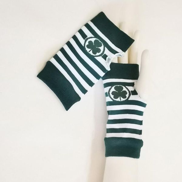 five fingers gloves winter st. patrick' day stripe leaves print party short arm hand warmer knitted long fingerless, Blue;gray
five fingers gloves winter st. patrick' day stripe leaves print party short arm hand warmer knitted long fingerless, Blue;gray