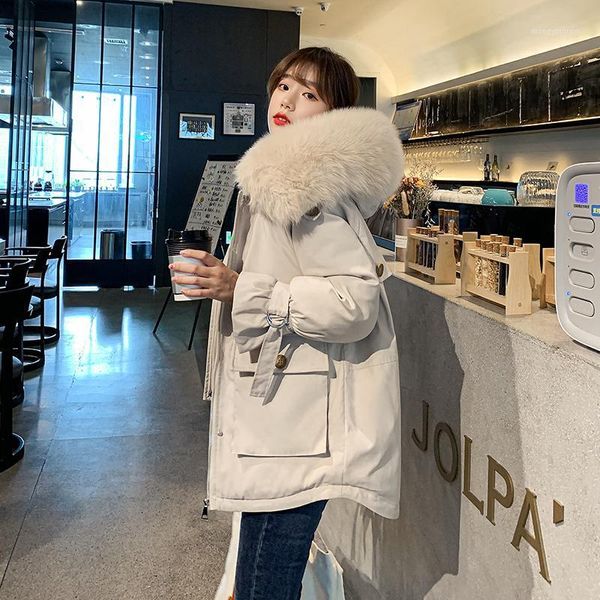women's down & parkas cotton clothing 2021 cotton-padded coat loose style to overcome winter short thin jacket women1, Black
women's down & parkas cotton clothing 2021 cotton-padded coat loose style to overcome winter short thin jacket women1, Black