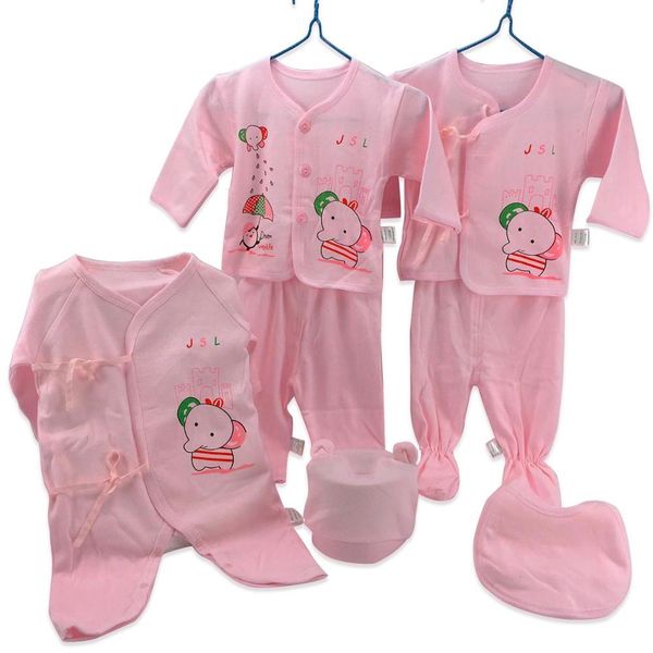 7pcs/set newborn clothing set spring autumn baby boys girls clothes suits cotton cartoon 0-3m 1021, White
7pcs/set newborn clothing set spring autumn baby boys girls clothes suits cotton cartoon 0-3m 1021, White