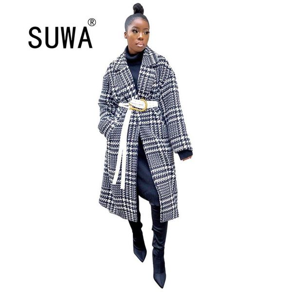 women's trench coats classic women long sleeve plaid jacket autumn winter oversized coat 2021 fashion loose outwear vintage elegant str, Tan;black
women's trench coats classic women long sleeve plaid jacket autumn winter oversized coat 2021 fashion loose outwear vintage elegant str, Tan;black