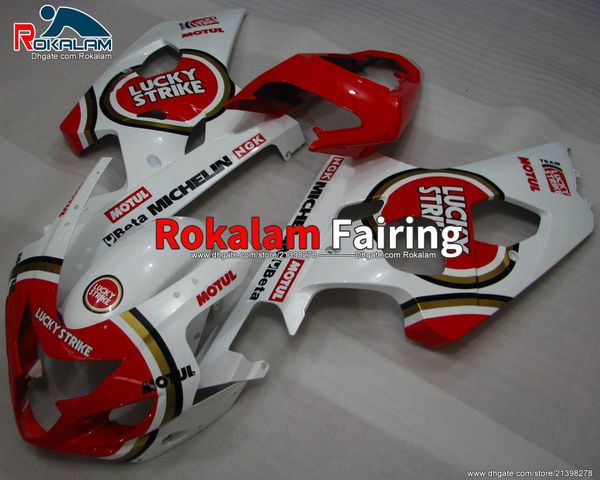 for suzuki gsxr600 2005 red white k4 2004-2005 fairings gsxr750 2004 gsx-r750 2005 (injection molding)
for suzuki gsxr600 2005 red white k4 2004-2005 fairings gsxr750 2004 gsx-r750 2005 (injection molding)