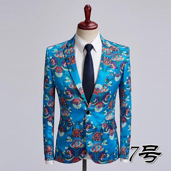 men's suits & blazers mens colorful stripe print blazer design plus size stylish casual male slim fit suit jacket singer prom coat outf, White;black
men's suits & blazers mens colorful stripe print blazer design plus size stylish casual male slim fit suit jacket singer prom coat outf, White;black