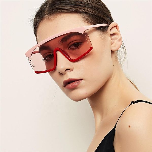 2020 design hight square eyewear fashion women designer sun glasses one piece lens shield sunglasses vintage punk trends big, White;black
2020 design hight square eyewear fashion women designer sun glasses one piece lens shield sunglasses vintage punk trends big, White;black