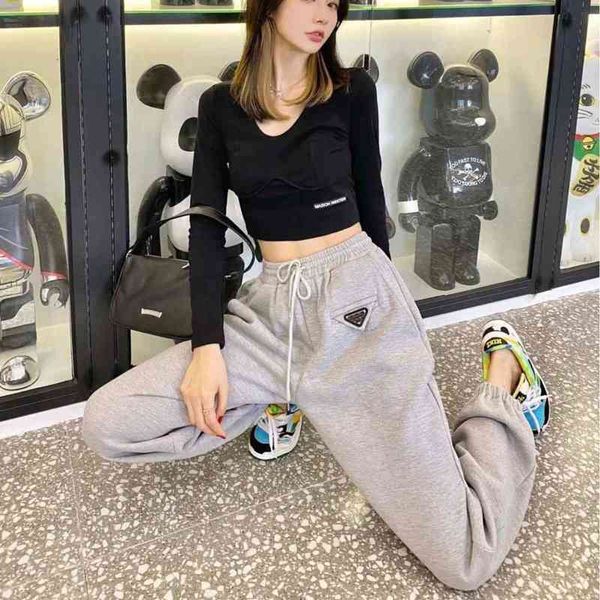 21s spring summer triangle basic pants grey sports pants leisure trend men's and women's, White;black
21s spring summer triangle basic pants grey sports pants leisure trend men's and women's, White;black