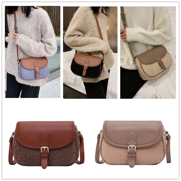 2020 lamb wool women vintage handbags pu lamb plush crossbody messenger bag designers patchwork square ladies fashion shoulder bags ly11104, Black
2020 lamb wool women vintage handbags pu lamb plush crossbody messenger bag designers patchwork square ladies fashion shoulder bags ly11104, Black