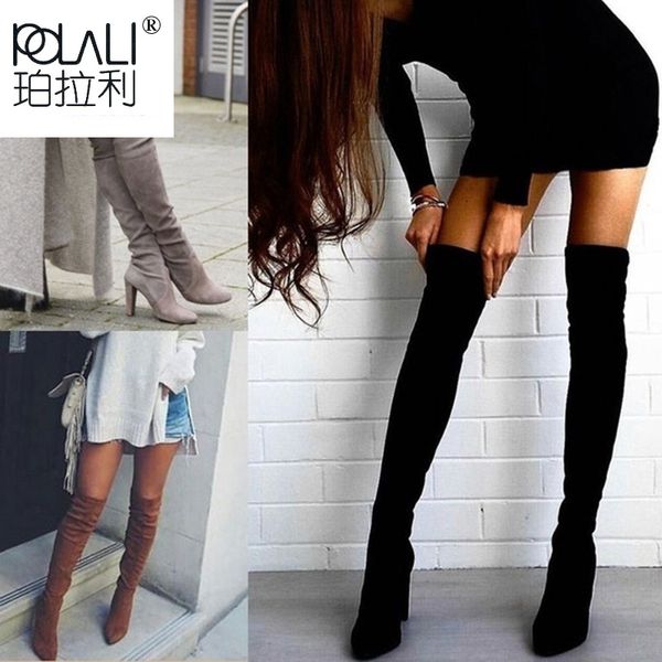 polali size 34-43 2019 new shoes women boots black over the knee boots female autumn winter lady thigh high boots t200106
polali size 34-43 2019 new shoes women boots black over the knee boots female autumn winter lady thigh high boots t200106