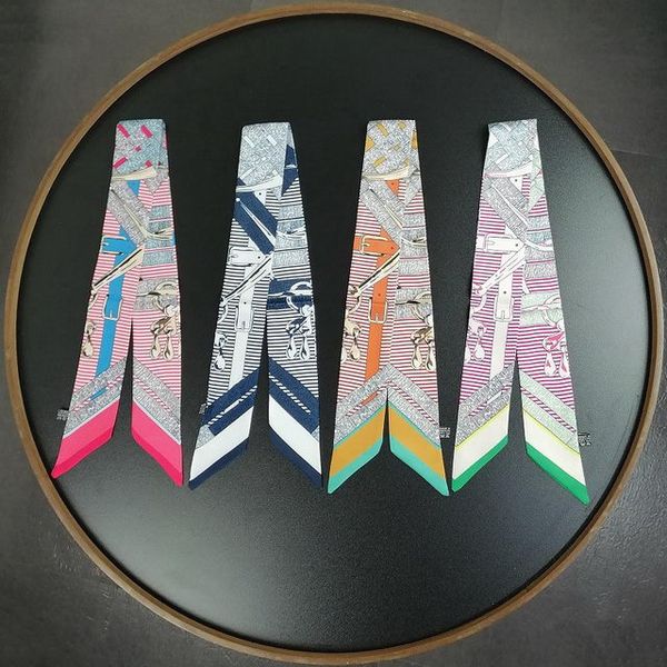 fashion multifunction print scarf for handbags handle head wrap scarfs ribbon women's turban triangle headband silk scarves, Blue;gray
fashion multifunction print scarf for handbags handle head wrap scarfs ribbon women's turban triangle headband silk scarves, Blue;gray
