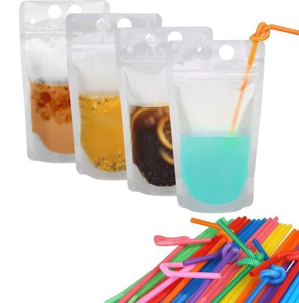 drink pouches bags zipper plastic drinking with straw 17oz frosted reclosable stand-up bag
drink pouches bags zipper plastic drinking with straw 17oz frosted reclosable stand-up bag
