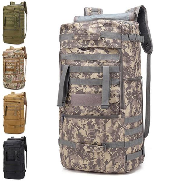 outdoor bags army bag durable tactical backpack oxford shouder travel for camping hiking climbing 60l
outdoor bags army bag durable tactical backpack oxford shouder travel for camping hiking climbing 60l