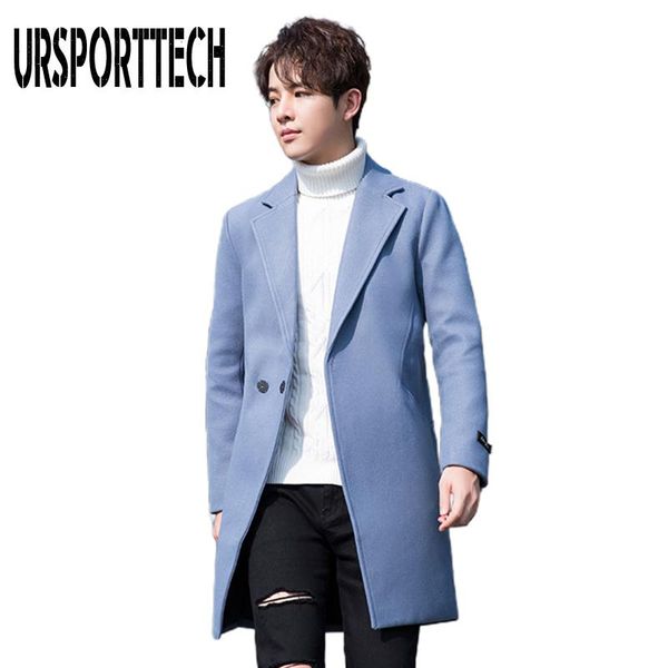 autumn winter mens wool coat fashion middle long turn down collar cotton-padded thick warm woolen coat male trench overcoat, Black
autumn winter mens wool coat fashion middle long turn down collar cotton-padded thick warm woolen coat male trench overcoat, Black