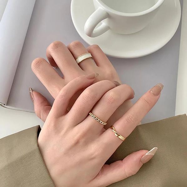 cluster rings 2021 korean fashion 3pcs/set vintage girl for women metal opening punk ring charm trendy finger statement jewelry ins, Golden;silver
cluster rings 2021 korean fashion 3pcs/set vintage girl for women metal opening punk ring charm trendy finger statement jewelry ins, Golden;silver