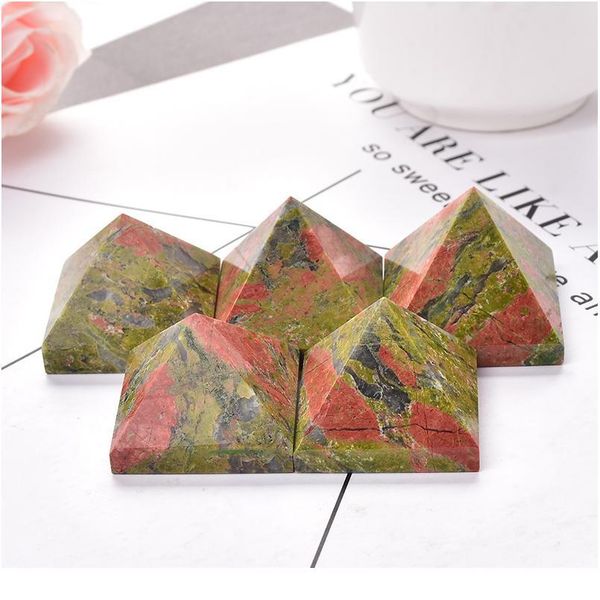 natural quartz pyramid gemstone unakite reiki chakra crystal point healing stone handmade polished ornaments ore miner jlldjr, Black
natural quartz pyramid gemstone unakite reiki chakra crystal point healing stone handmade polished ornaments ore miner jlldjr, Black