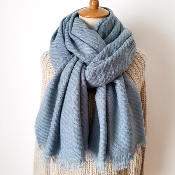 solid color diagonal stripe acrylic scarf women winter warm faux cashmere blanket scarves shawl wraps bufanda, Blue;gray
solid color diagonal stripe acrylic scarf women winter warm faux cashmere blanket scarves shawl wraps bufanda, Blue;gray