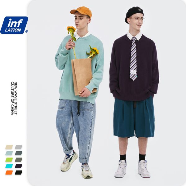 2021 men's wear $124; autumn new color hemline slit in hem laziness wind crew neck loose sweater base fv2w, White;black
2021 men's wear $124; autumn new color hemline slit in hem laziness wind crew neck loose sweater base fv2w, White;black
